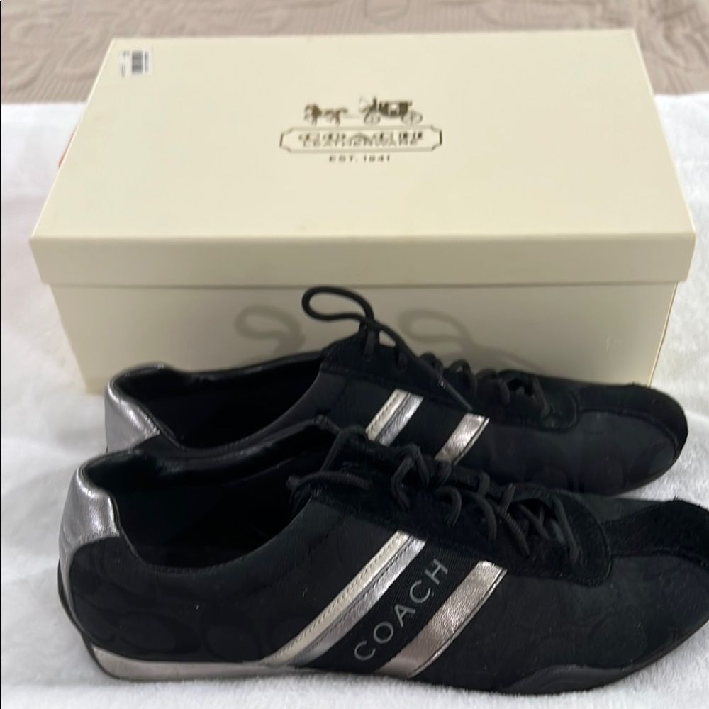 Coach Jayme/ sig/suede and leather Sneakers